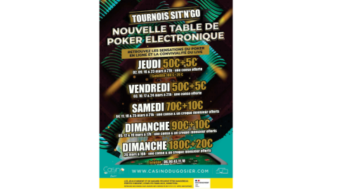 TOURNOIS DE POKET SIT'N'GO